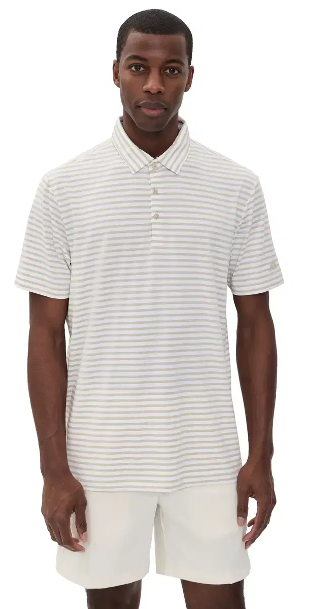 Ultimate365 tripe Polo hirt White/Wonder Alumina