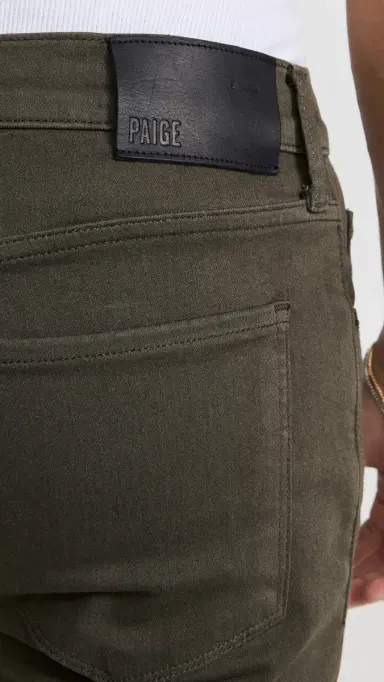 PAIGE Federal Transcend Slim Straight Jeans River Moss 38 | Thumbnail 6