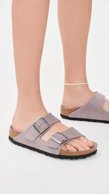 Birkenstock Arizona Soft Footbed Tonal Sandals Faded Purple 41 | Thumbnail 3