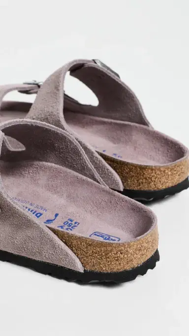 Birkenstock Arizona Soft Footbed Tonal Sandals Faded Purple 41 | Thumbnail 4