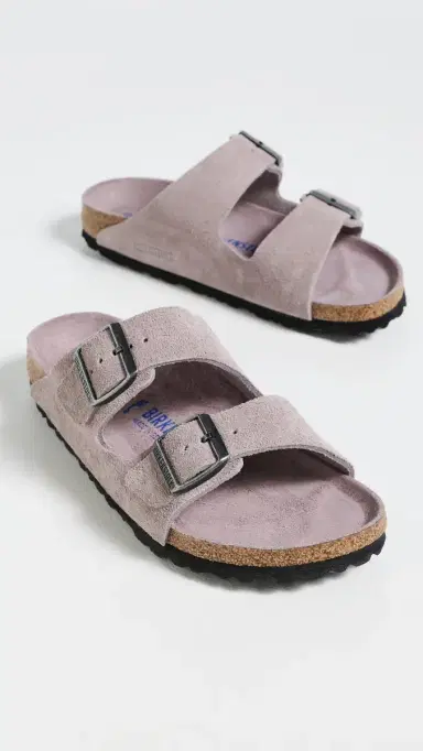 Birkenstock Arizona Soft Footbed Tonal Sandals Faded Purple 41 | Thumbnail 5