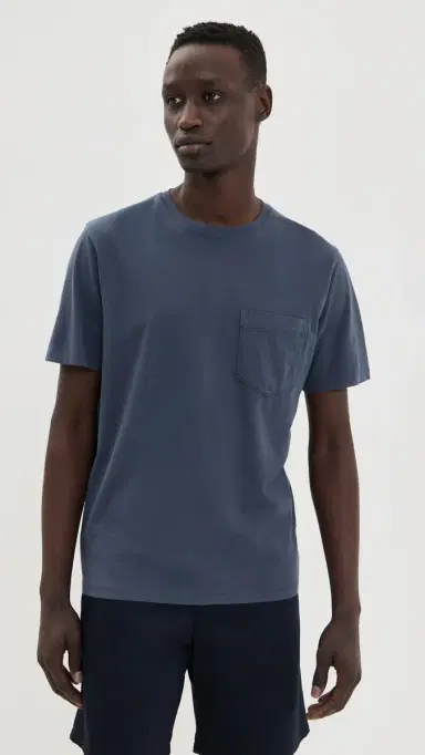 Billy Reid Washed Tee Navy M | Thumbnail 2