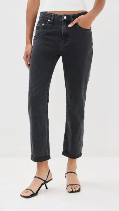 Tibi Mou Denim Clift Jeans Black 25 | Thumbnail 2 Tibi Mou Denim Clift Jeans Black 25 | Thumbnail 2
