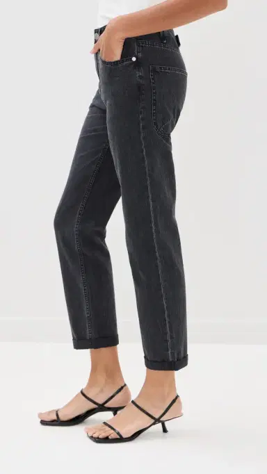 Tibi Mou Denim Clift Jeans Black 25 | Thumbnail 4 Tibi Mou Denim Clift Jeans Black 25 | Thumbnail 4