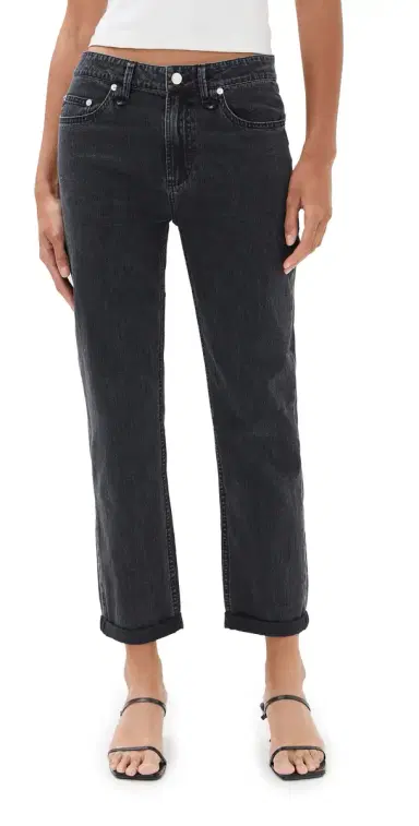 Tibi Mou Denim Clift Jeans Black 25 | Thumbnail 1 Tibi Mou Denim Clift Jeans Black 25 | Thumbnail 1