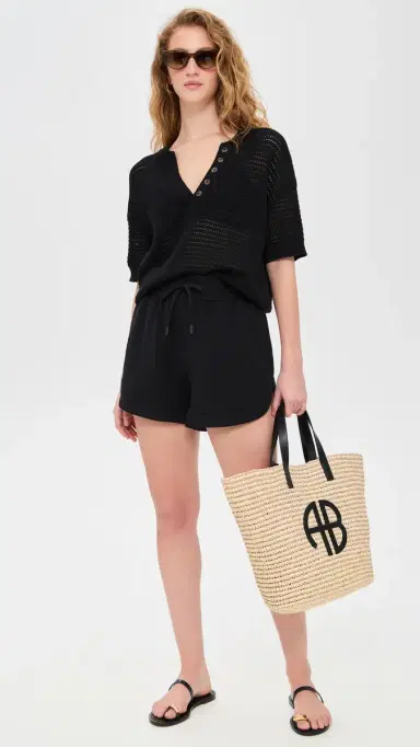 Varley Callie Knit Top Black S | Thumbnail 5