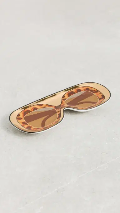 Jonathan Adler Shades Trinket Tray Brown One Size | Thumbnail 2