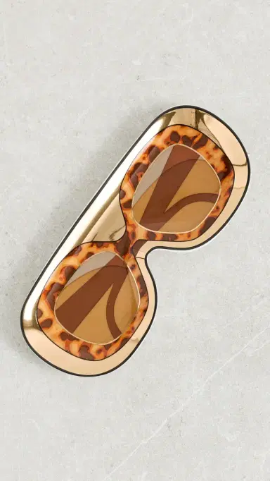 Jonathan Adler Shades Trinket Tray Brown One Size | Thumbnail 4