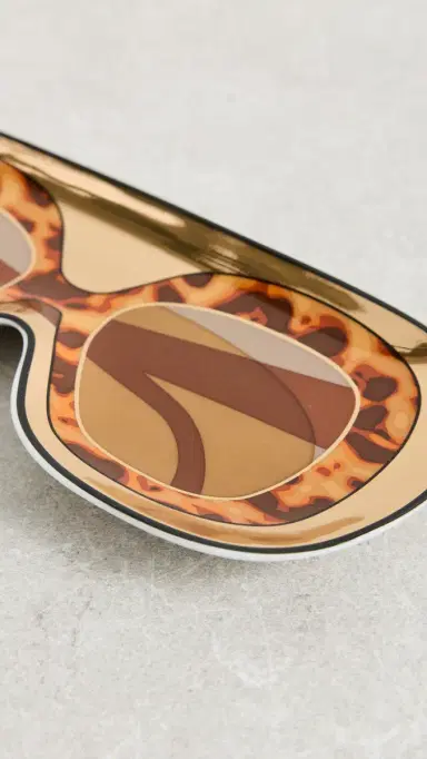 Jonathan Adler Shades Trinket Tray Brown One Size | Thumbnail 5