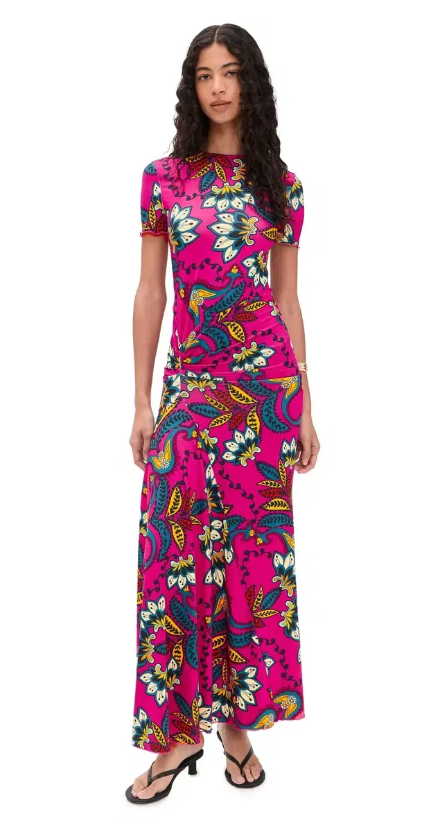 Annie hort leeve Dress Orchid Botanica