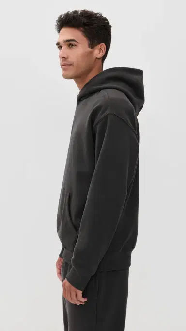 Beyond Yoga Classic Fleece Mens Hoodie Slate Brown | Thumbnail 4 Beyond Yoga Classic Fleece Mens Hoodie Slate Brown | Thumbnail 4