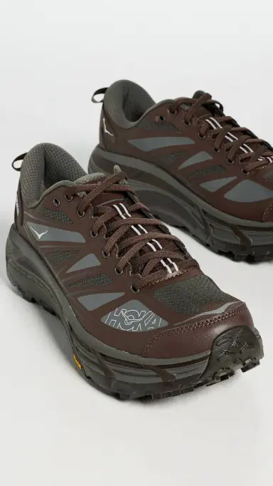Hoka Mafate Speed 2 Sneakers Asphalt Grey/Walnut 7 | Thumbnail 3