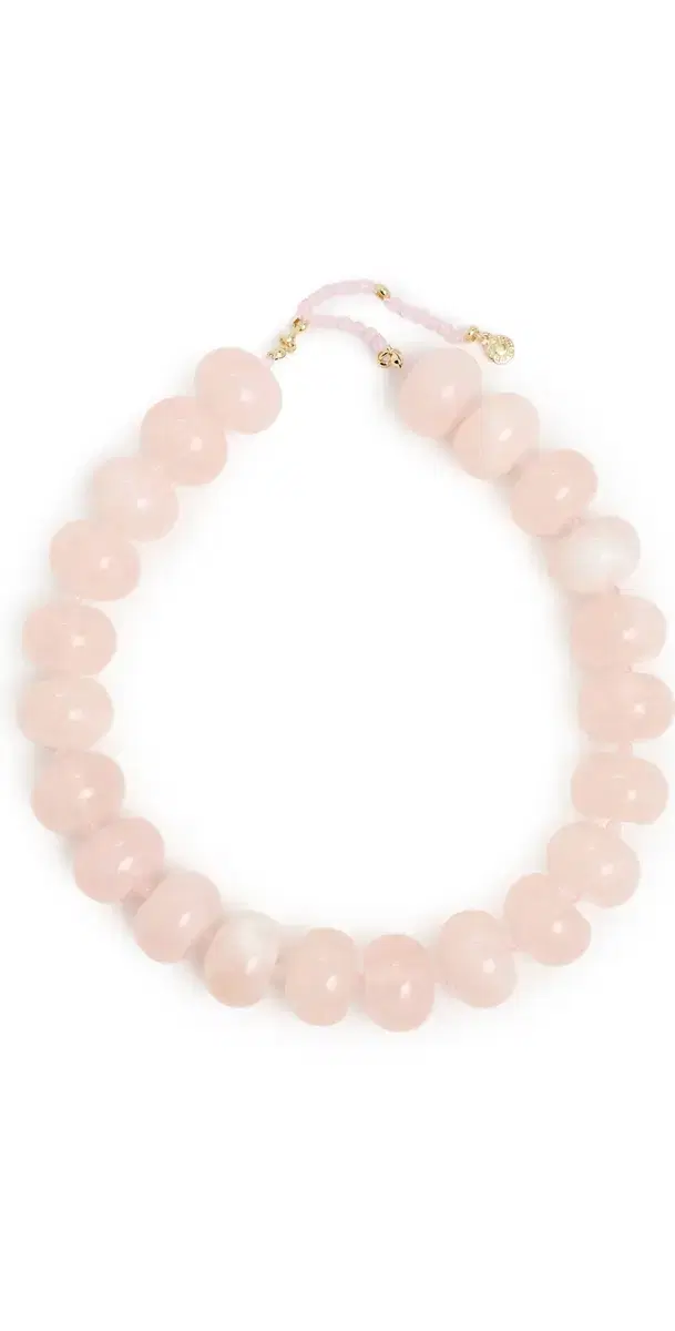 BaubleBar Joan Semi Precious Necklace Pink One Size