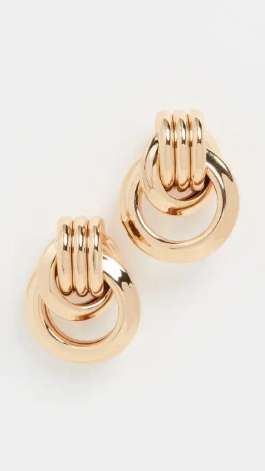 KENNETH JAY LANE 1 1/4 Polished Gold Love Knot Doorknock Polished | Thumbnail 2