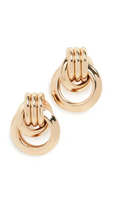 KENNETH JAY LANE 1 1/4 Polished Gold Love Knot Doorknock Polished | Thumbnail 6