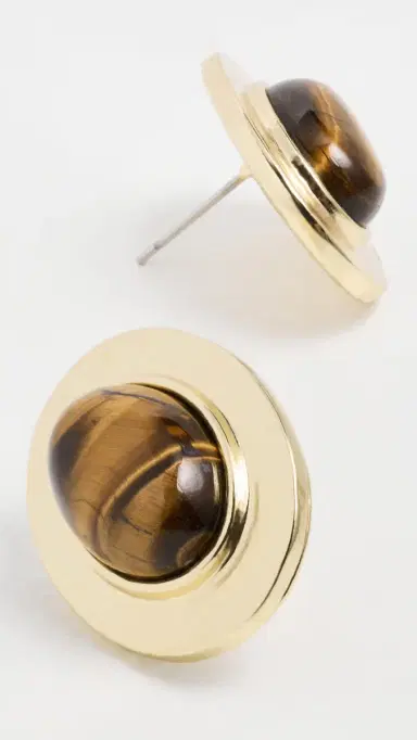 BaubleBar Samira Gold Stud Earrings | Thumbnail 4 BaubleBar Samira Gold Stud Earrings | Thumbnail 4