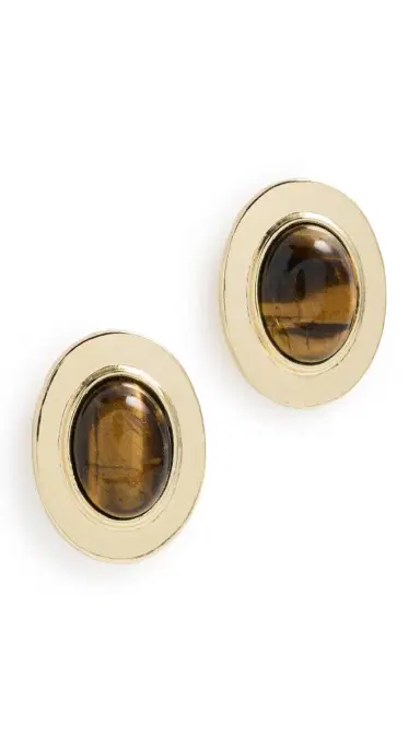 BaubleBar Samira Gold Stud Earrings | Thumbnail 5 BaubleBar Samira Gold Stud Earrings | Thumbnail 5