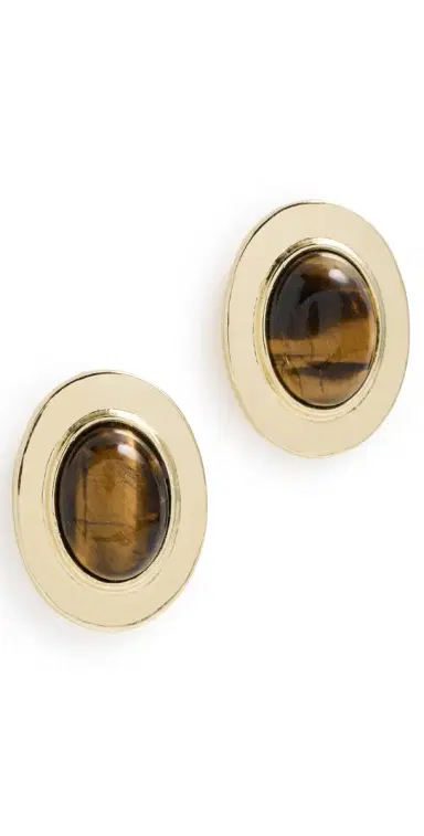 BaubleBar Samira Gold Stud Earrings | Thumbnail 1 BaubleBar Samira Gold Stud Earrings | Thumbnail 1