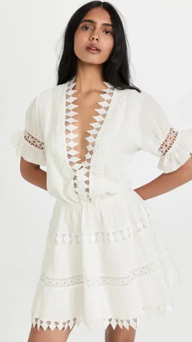 Peixoto Ora Dress White M | Thumbnail 2
