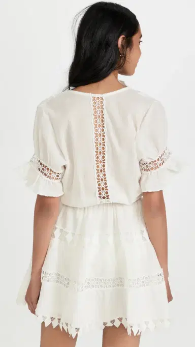Peixoto Ora Dress White M | Thumbnail 3