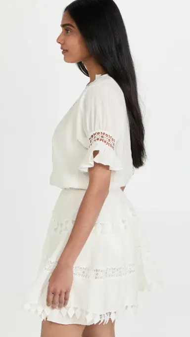 Peixoto Ora Dress White M | Thumbnail 4