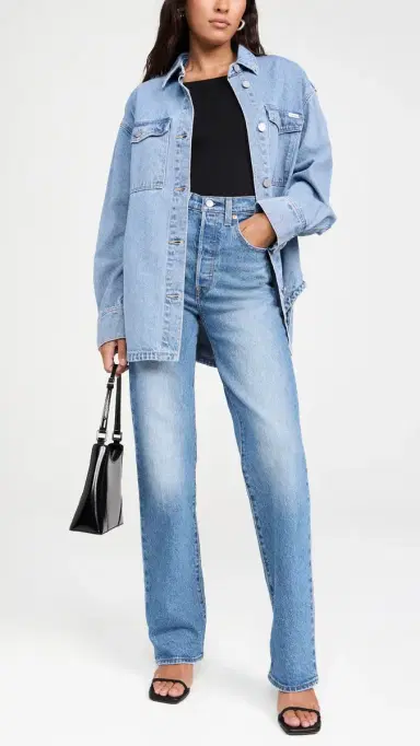 Levi's Ribcage Full Length Jeans | Thumbnail 5