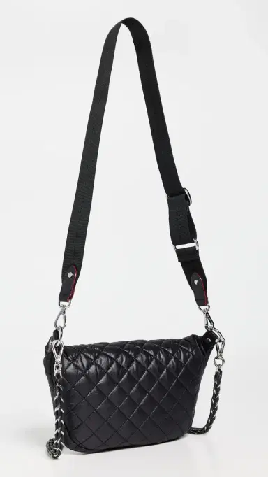 MZ Wallace Small Crosby Sling Bag Black One Size | Thumbnail 4