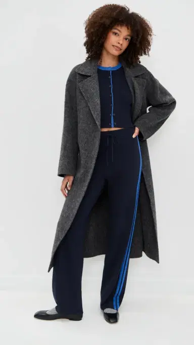 State & Lake Kaia Track Pants Navy/Cobalt L | Thumbnail 2
