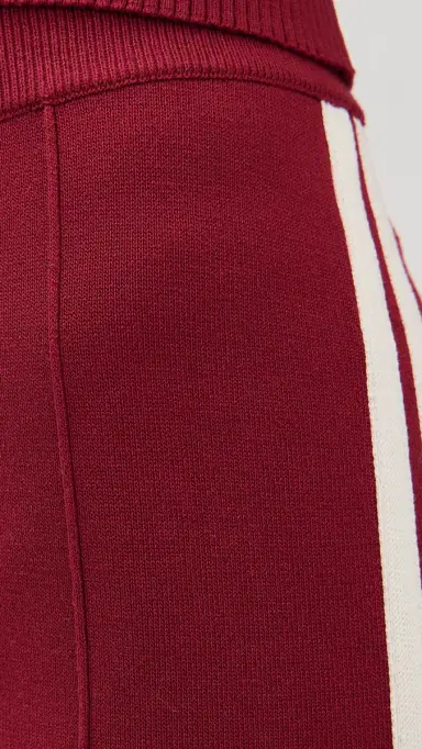State & Lake Kaia Track Pants Burgundy/White L | Thumbnail 6