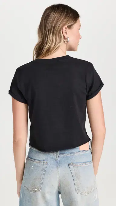 Free People The Perfect Tee Black | Thumbnail 3