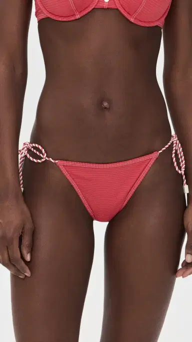 Solid & Striped The Harlow Bikini Bottoms Rooftop Red | Thumbnail 2
