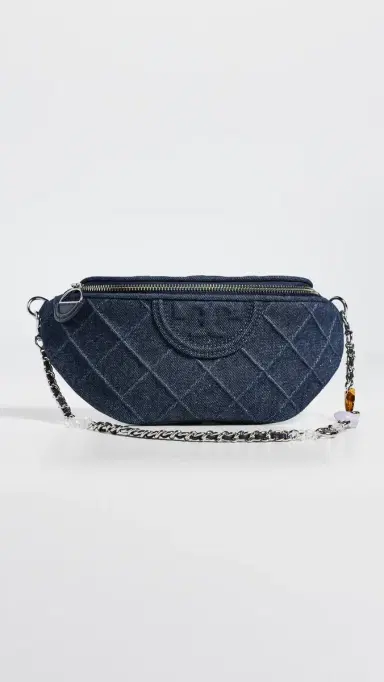 Tory Burch Fleming Denim Charm Belt Bag | Thumbnail 2 Tory Burch Fleming Denim Charm Belt Bag | Thumbnail 2
