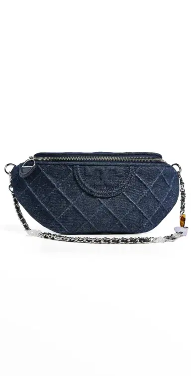 Tory Burch Fleming Denim Charm Belt Bag | Thumbnail 1 Tory Burch Fleming Denim Charm Belt Bag | Thumbnail 1