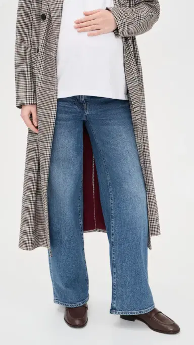 Hatch The Relaxed Wide Leg Maternity Jeans | Thumbnail 2 Hatch The Relaxed Wide Leg Maternity Jeans | Thumbnail 2