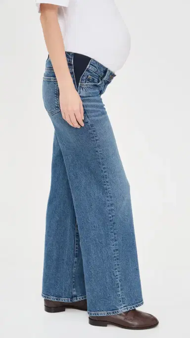 Hatch The Relaxed Wide Leg Maternity Jeans | Thumbnail 4 Hatch The Relaxed Wide Leg Maternity Jeans | Thumbnail 4