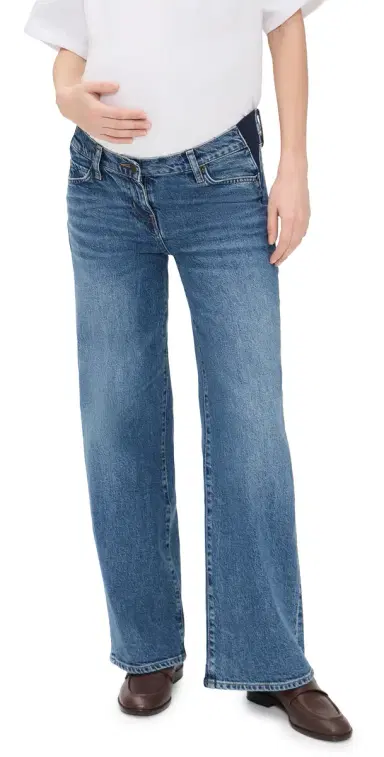 Hatch The Relaxed Wide Leg Maternity Jeans | Thumbnail 1 Hatch The Relaxed Wide Leg Maternity Jeans | Thumbnail 1