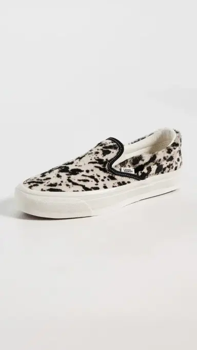 Vans LX Classic Slip On Sneakers Pony Hair Black/White | Thumbnail 2 Vans LX Classic Slip On Sneakers Pony Hair Black/White | Thumbnail 2
