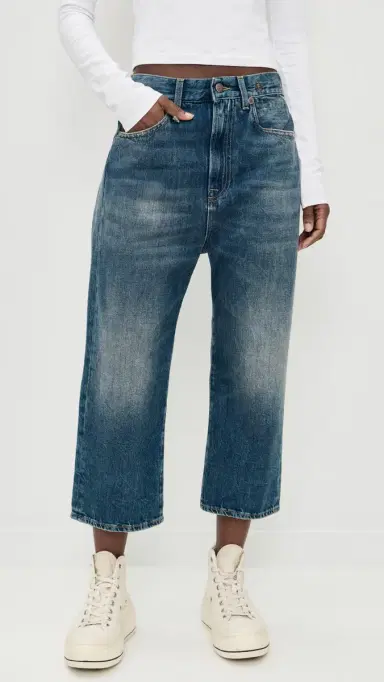 R13 Tailored Drop Jeans Kellen Blue | Thumbnail 2 R13 Tailored Drop Jeans Kellen Blue | Thumbnail 2