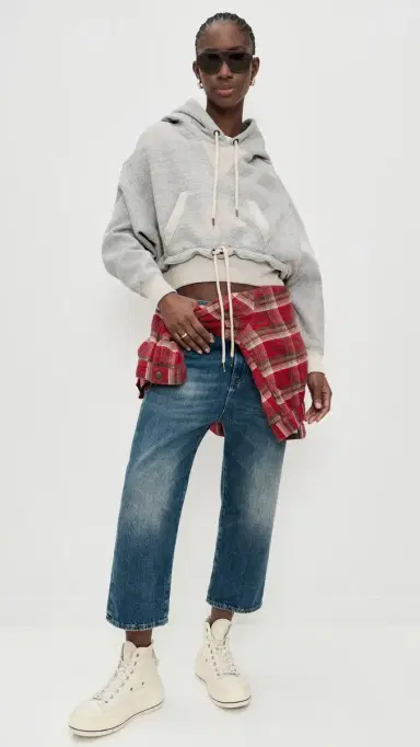 R13 Tailored Drop Jeans Kellen Blue | Thumbnail 5 R13 Tailored Drop Jeans Kellen Blue | Thumbnail 5