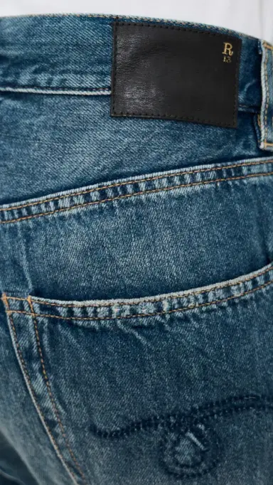 R13 Tailored Drop Jeans Kellen Blue | Thumbnail 6 R13 Tailored Drop Jeans Kellen Blue | Thumbnail 6