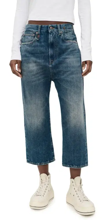 R13 Tailored Drop Jeans Kellen Blue | Thumbnail 1 R13 Tailored Drop Jeans Kellen Blue | Thumbnail 1