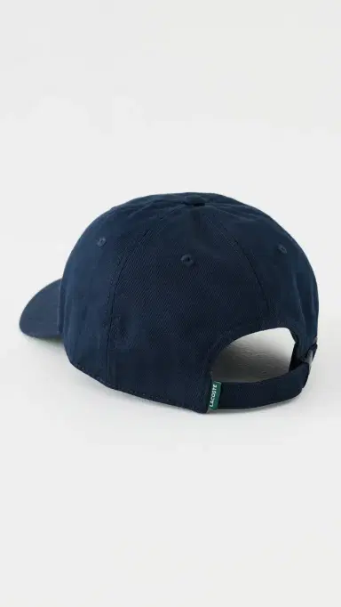 Lacoste Cotton Twill Side Logo Cap Navy Blue One Size | Thumbnail 3
