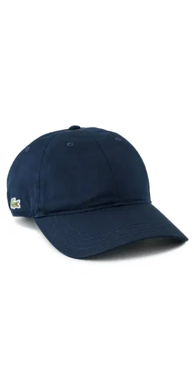 Lacoste Cotton Twill Side Logo Cap Navy Blue One Size | Thumbnail 1