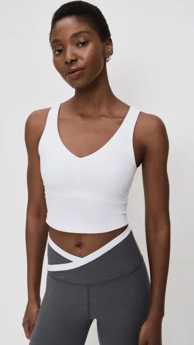 Beyond Yoga Spacedye Good Day Cropped Tank White | Thumbnail 2 Beyond Yoga Spacedye Good Day Cropped Tank White | Thumbnail 2