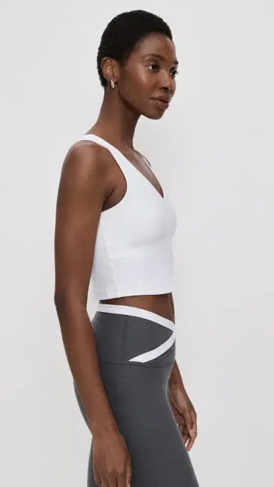Beyond Yoga Spacedye Good Day Cropped Tank White | Thumbnail 4 Beyond Yoga Spacedye Good Day Cropped Tank White | Thumbnail 4