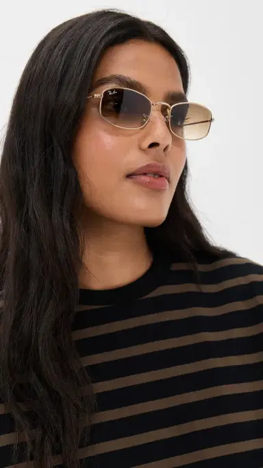 Ray-Ban RB3832 Rectangular Metal Sunglasses | Thumbnail 3 Ray-Ban RB3832 Rectangular Metal Sunglasses | Thumbnail 3
