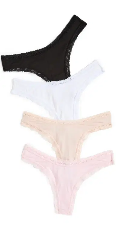 Stripe & Stare Basics Thong 4 Pack ulti | Thumbnail 1