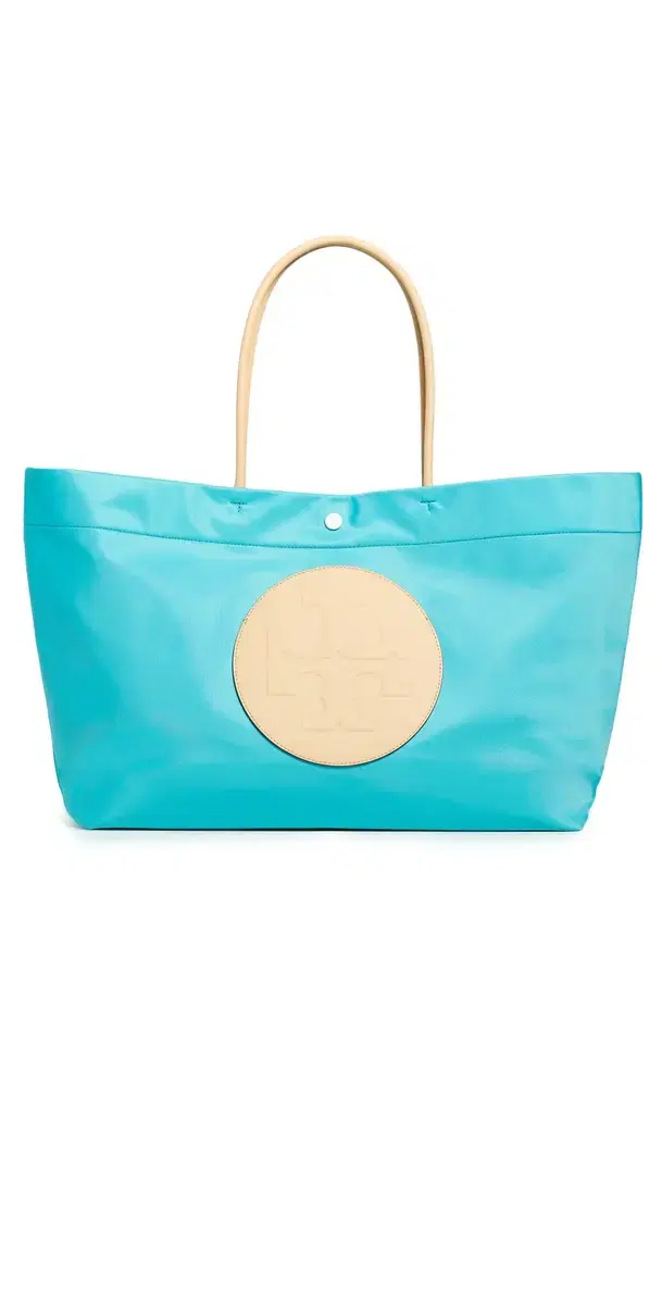 Tory Burch Ella Twist Reversible Tote Soft Turquoise One Size