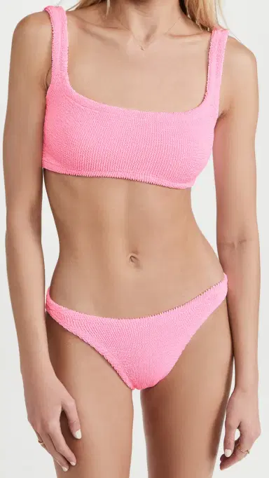 Hunza G Xandra Bikini Set Bubblegum One Size | Thumbnail 2