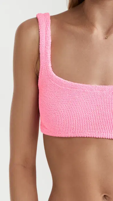 Hunza G Xandra Bikini Set Bubblegum One Size | Thumbnail 5